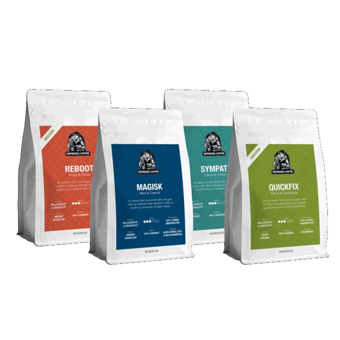 Kaffepakke - Mild & Rund til 399 DKK hos Depresso Coffee