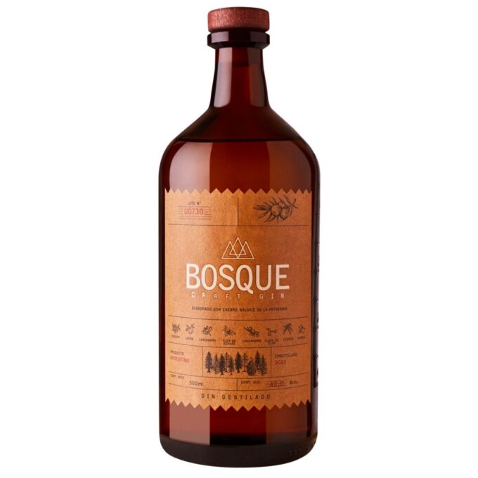 Bosque Craft Gin – Håndværksgin fra Argentina – 50cl