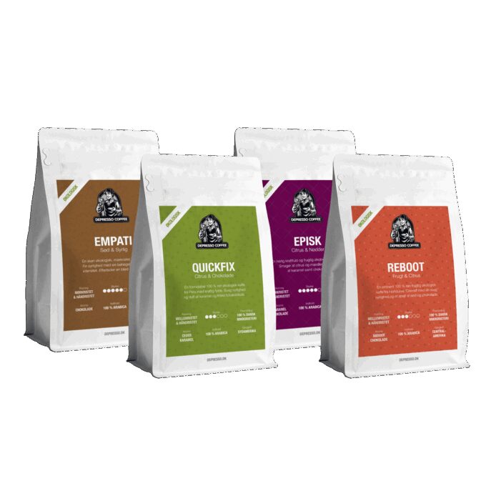 Økologisk Kaffepakke - Kun 399 DKK hos Depresso Coffee