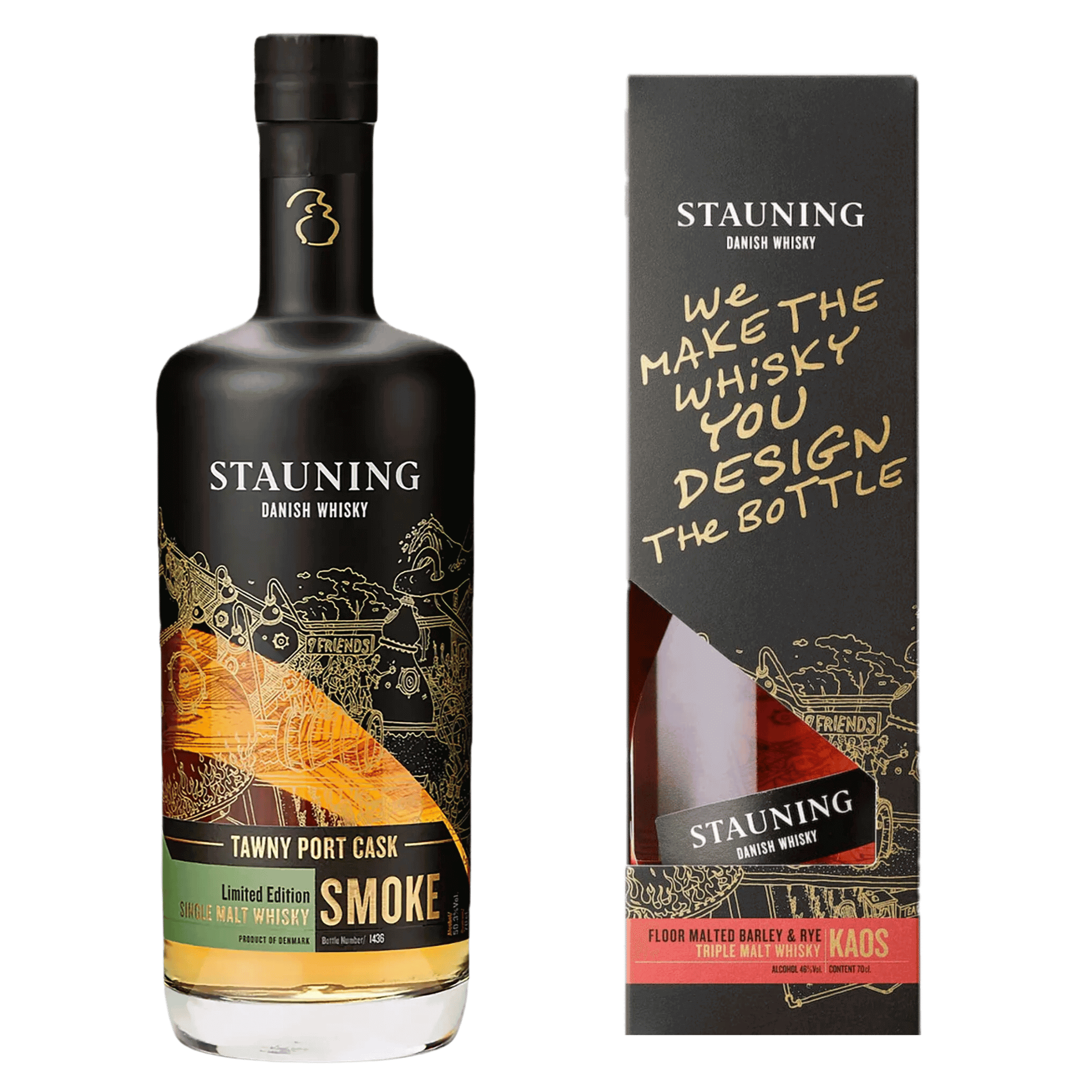Stauning Kaos Design Your Edition og Stauning Smoke Tawny Port Finish