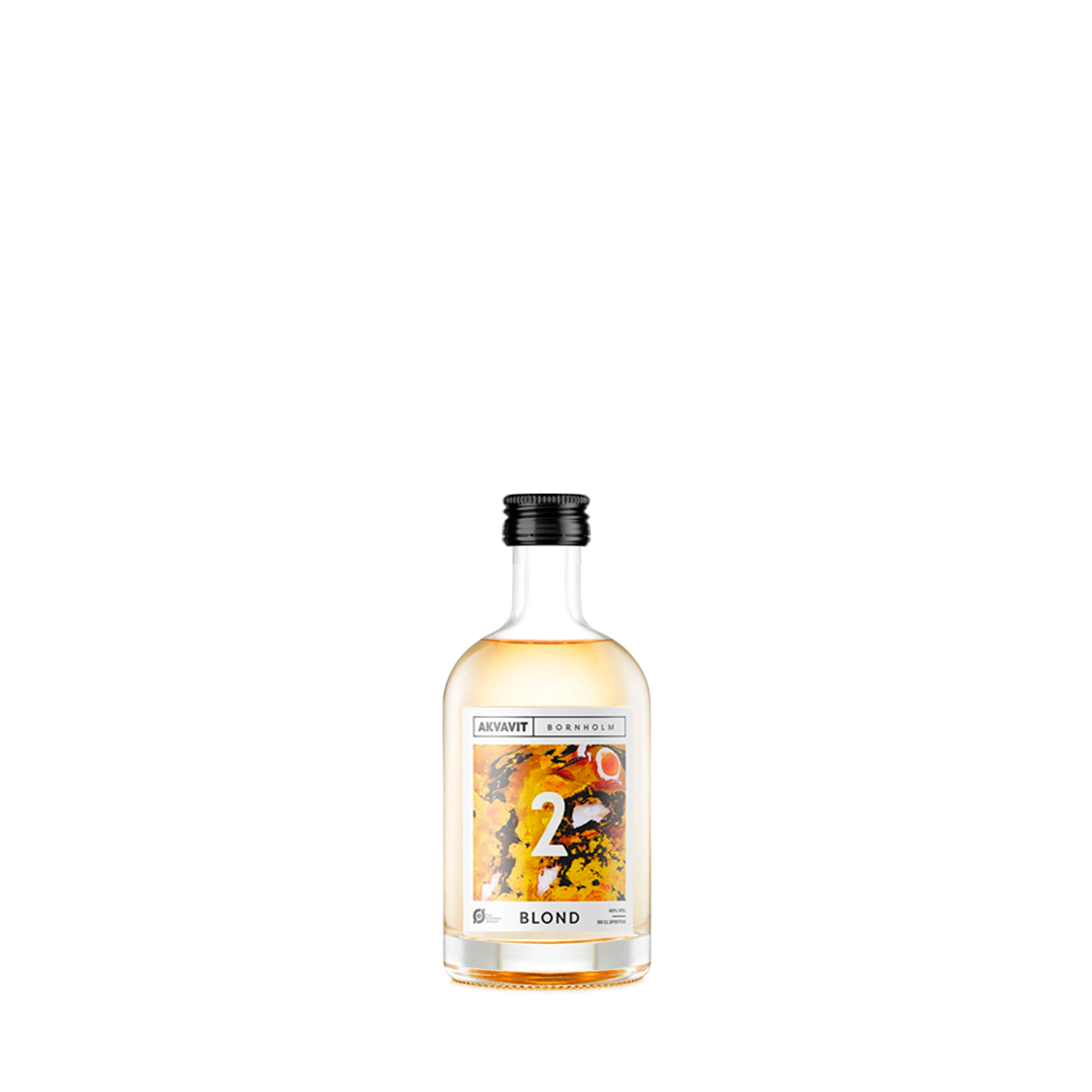 BLOND - Økologisk gylden akvavit 40% - 5 cl på tilbud!
