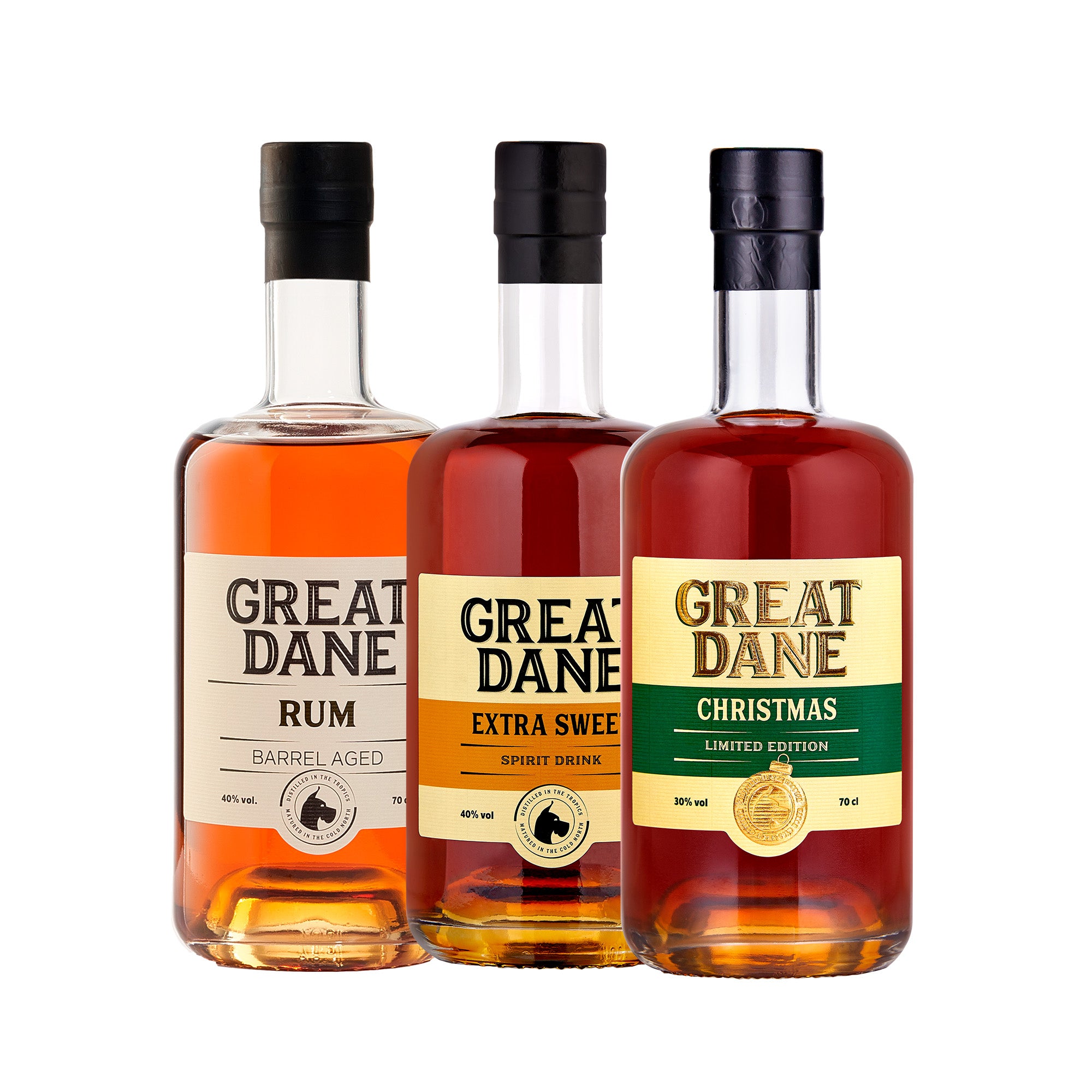 De tre Great Dane (3x70cl)