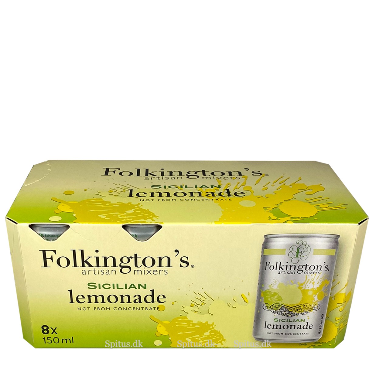 Folkington's Sicilian Lemonade, Fridgepack 8 stk.