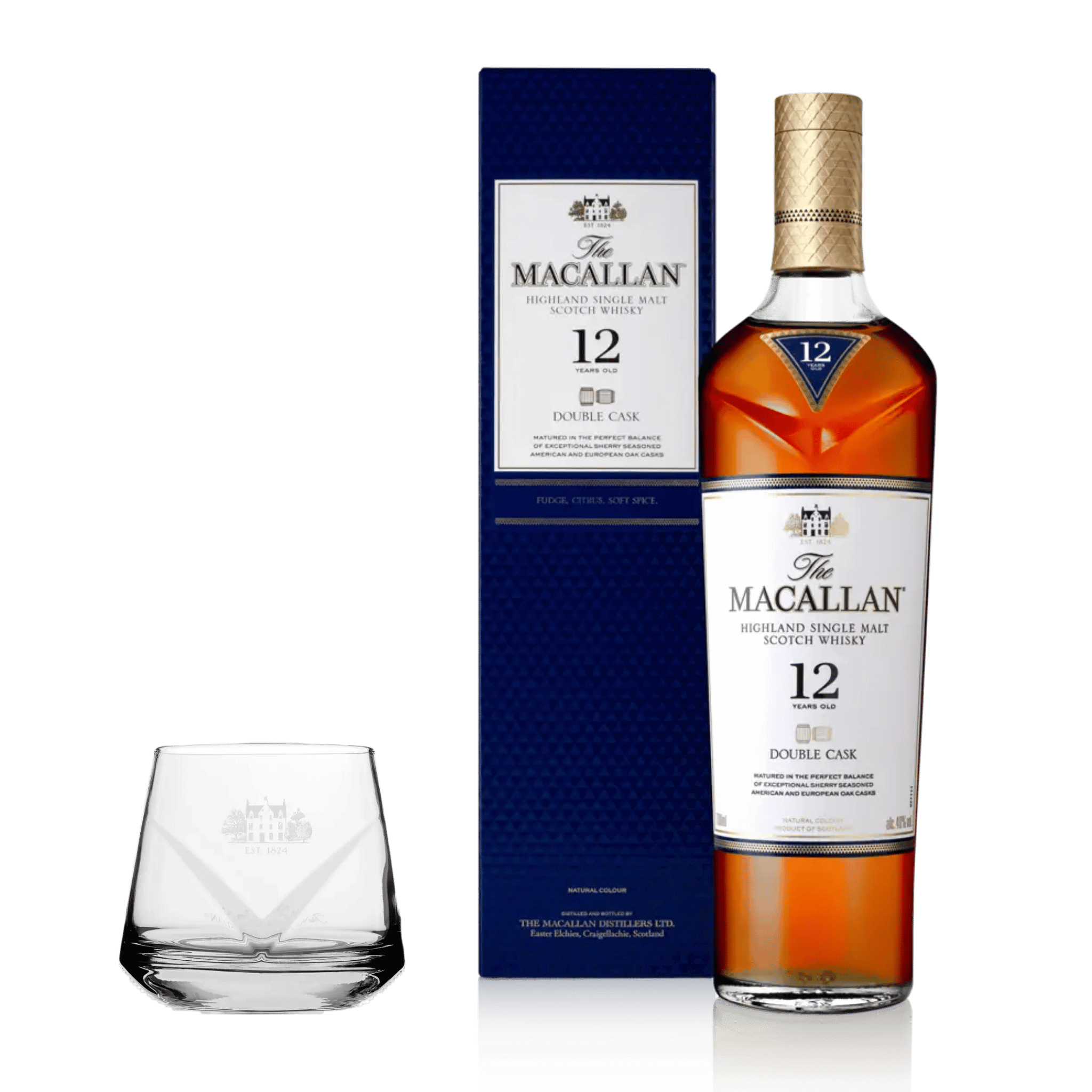 Macallan 12 YO Double Cask & Original Macallan Tumbler