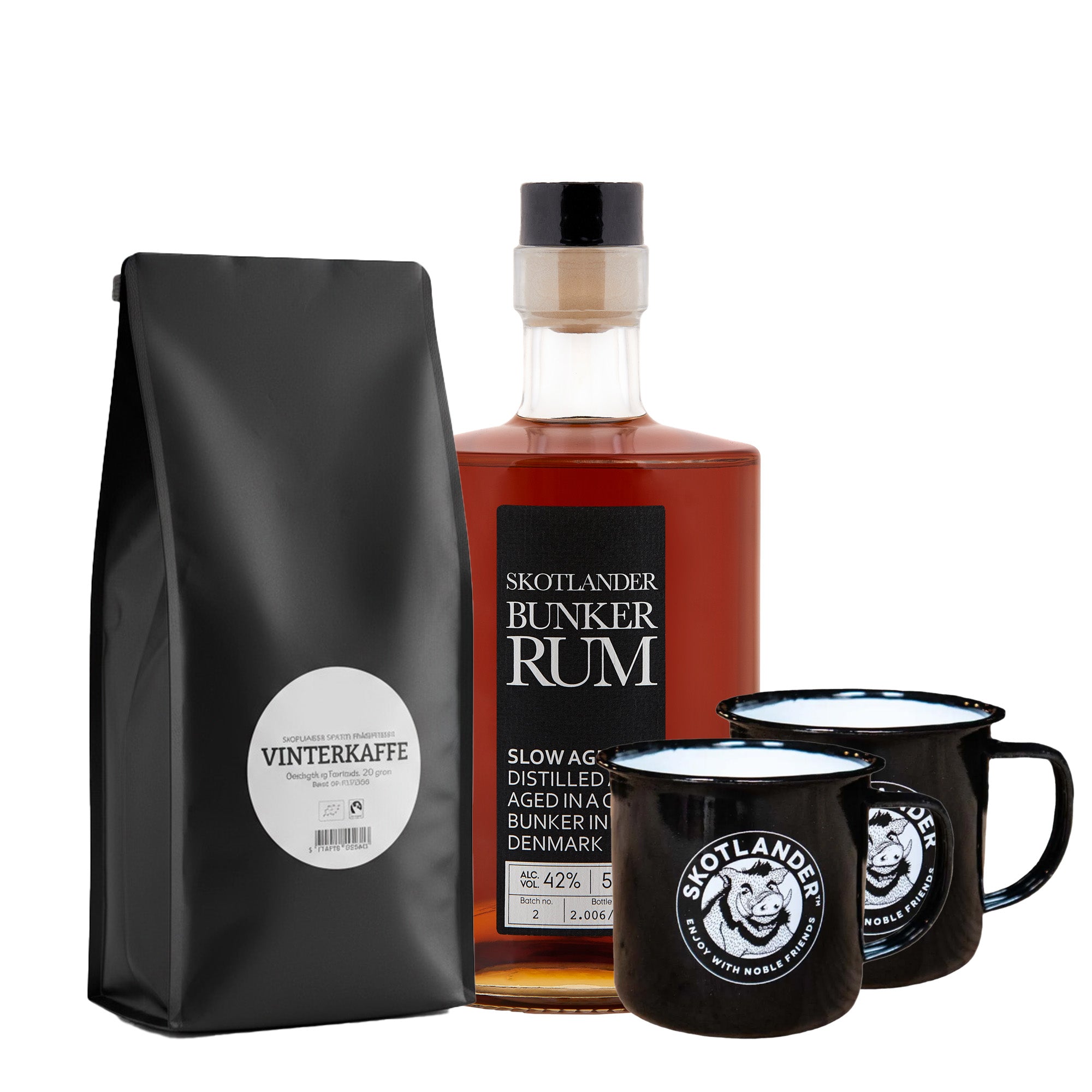 Mørk rom og kaffe