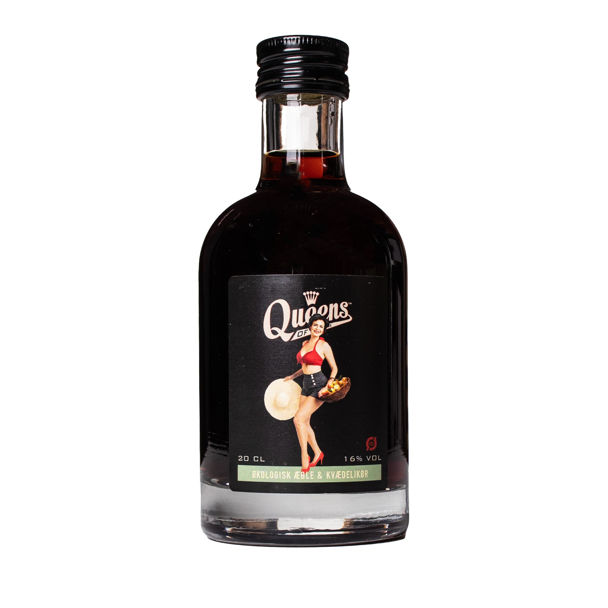 Queens Økologisk Æblelikør i Miniflaske (20 cl)