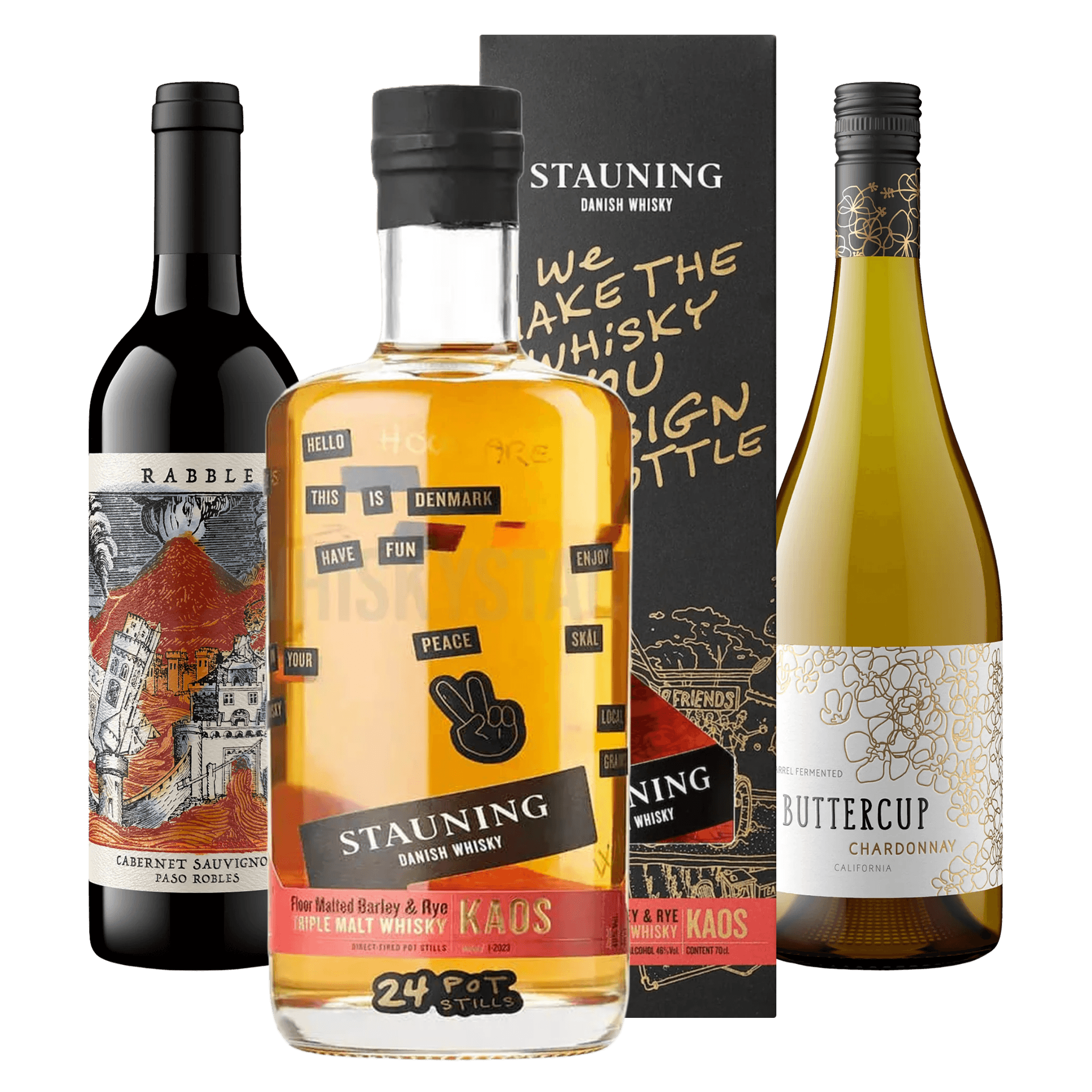 Smagspakke: Favoritvin med Dansk Whisky