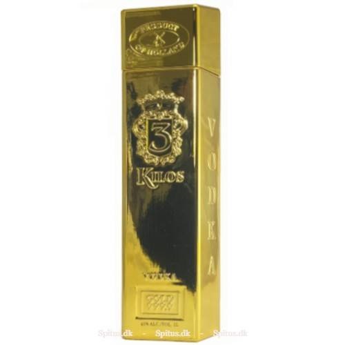 3 Kilos Gold Vodka, 1L