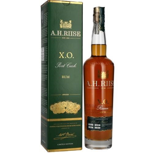 A.H. Riise X.O. Reserve Port Cask Rum - Old Edition