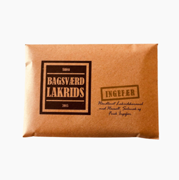BAGSVÆRD LAKRIDS - Ingefær