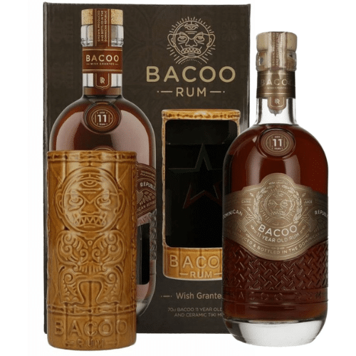 Bacoo 11 Y.O. gaveæske med Tiki Mug - Perfekt gaveidé!