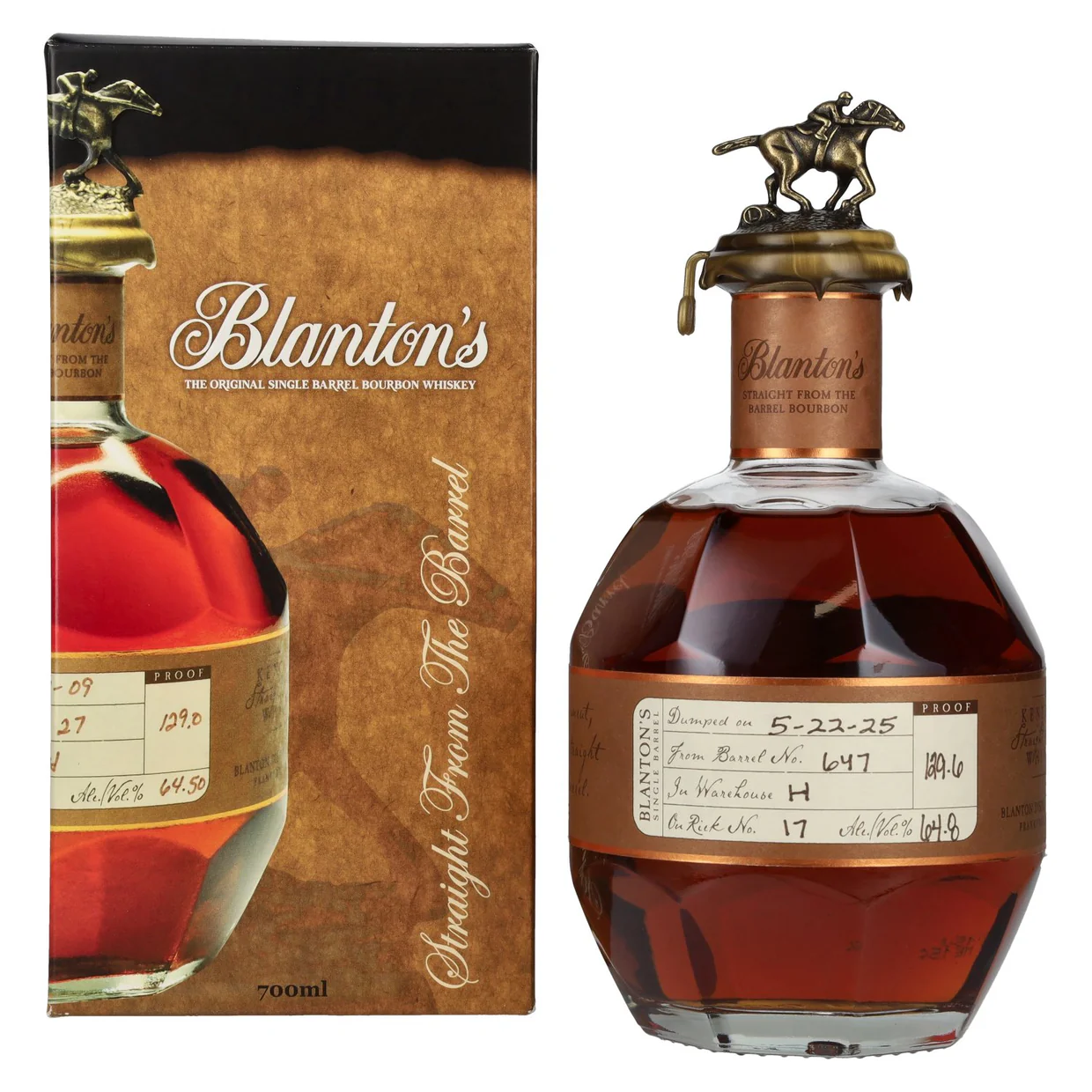 Blanton's Straight From The Barrel Kentucky Bourbon Whiskey 65,15%