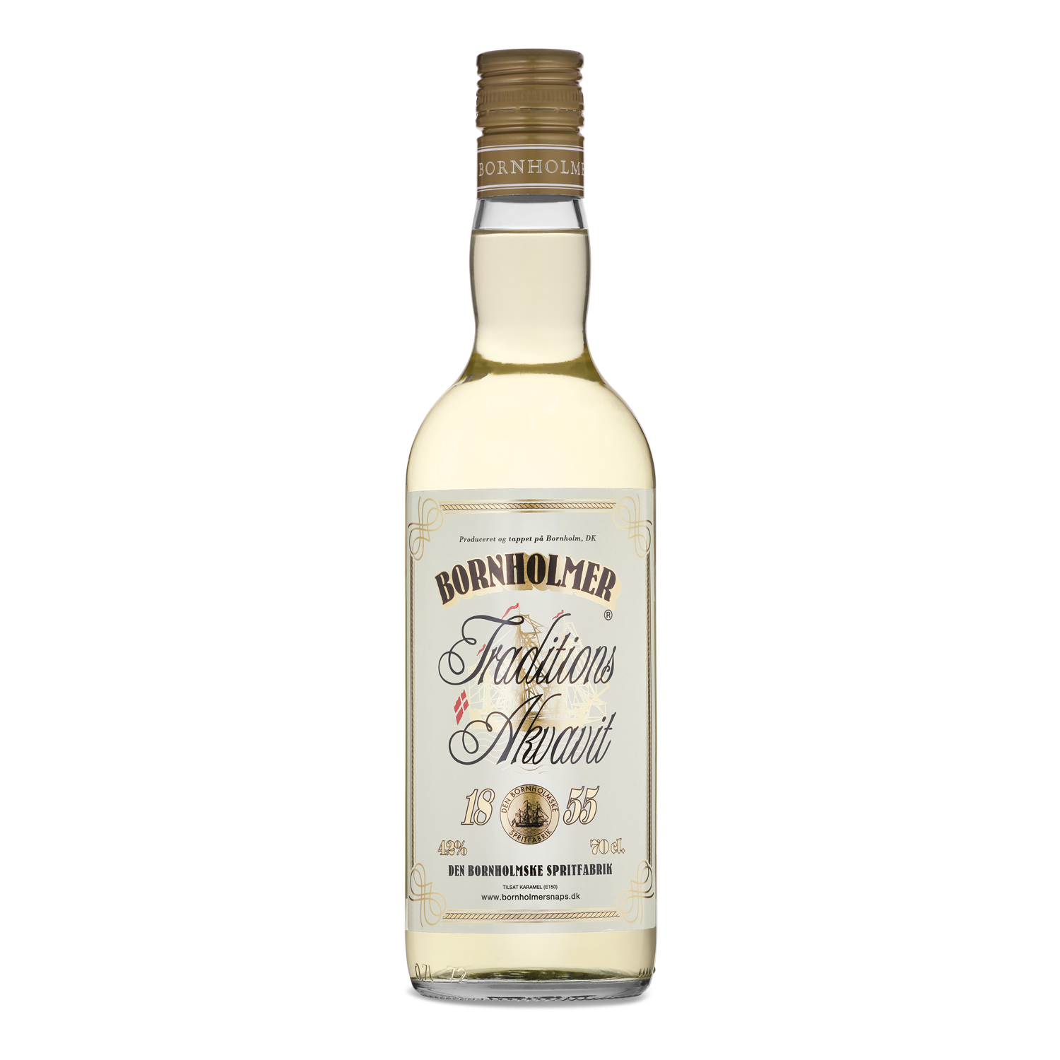 Bornholmer 1855 Traditionsakvavit - Ægte dansk luksus 70 cl