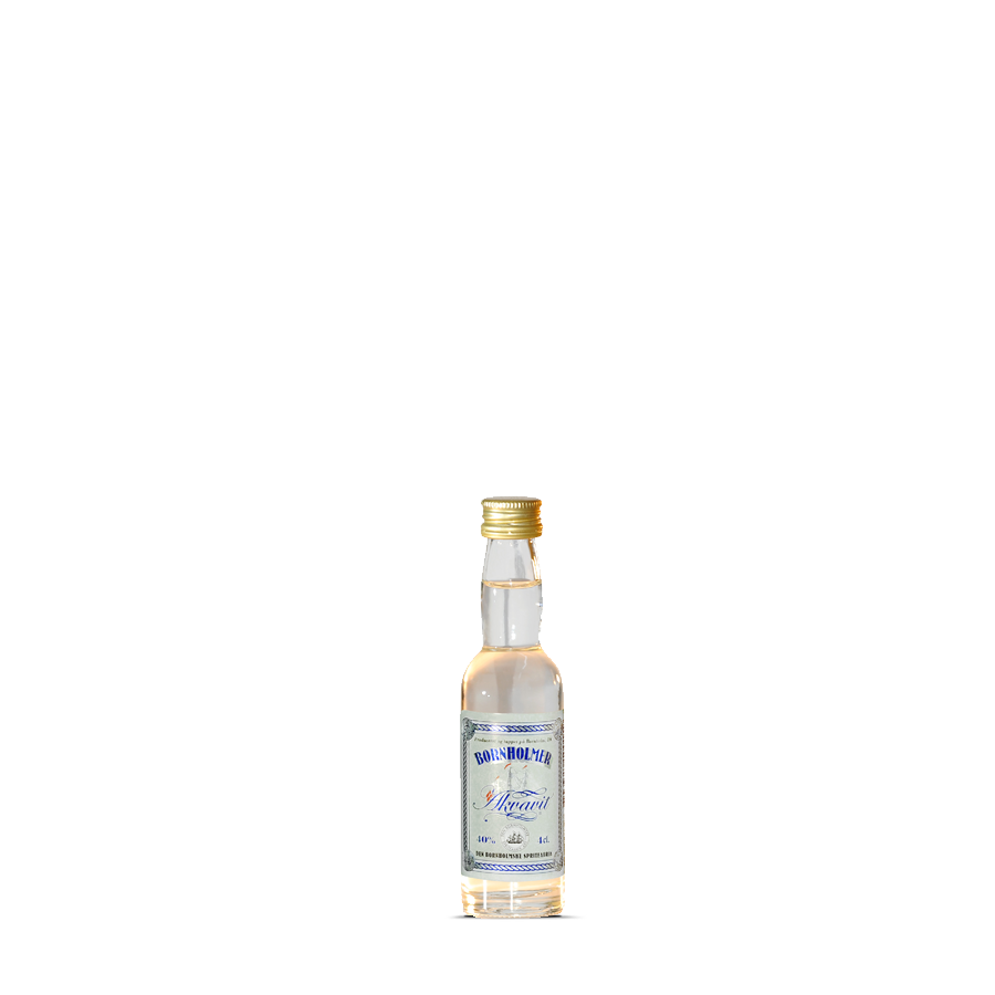 Bornholmer Akvavit 40% - Blød og Krydret Smag 4 cl