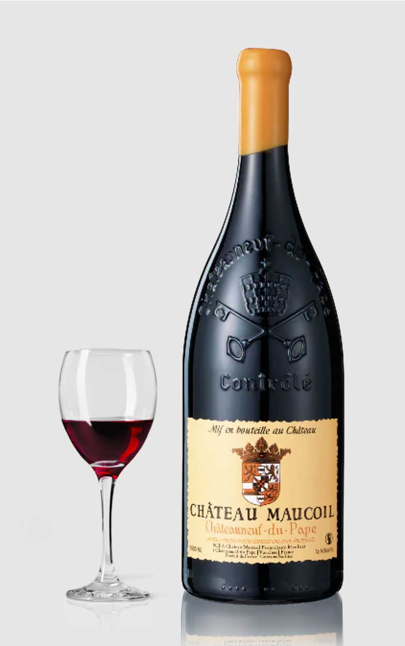 Chateauneuf du Pape Chateau Maucoil Økologisk 2020 150 cl