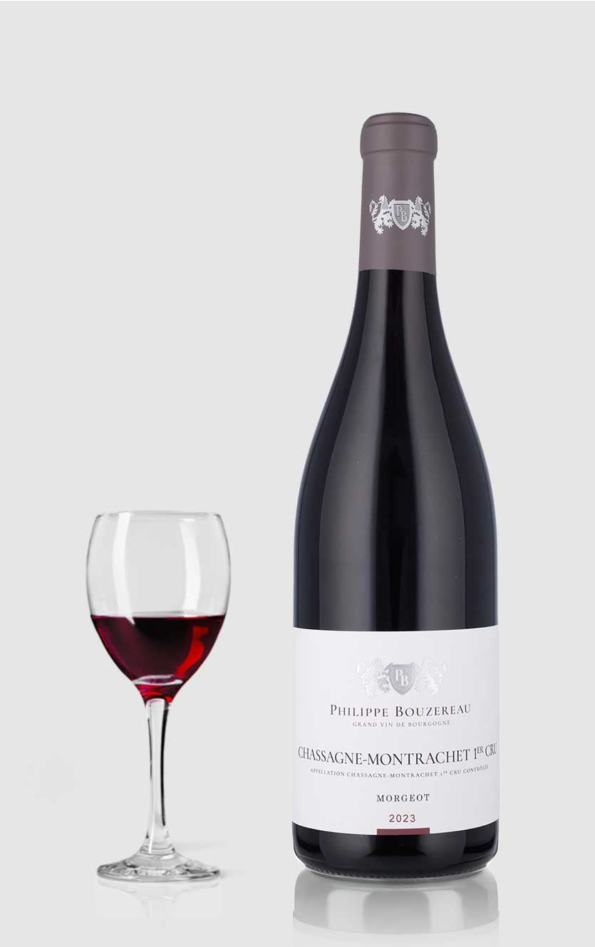 Domaine Philippe Bouzereau Chassagne Montrachet 1. Cru Morgeots Rouge 2023