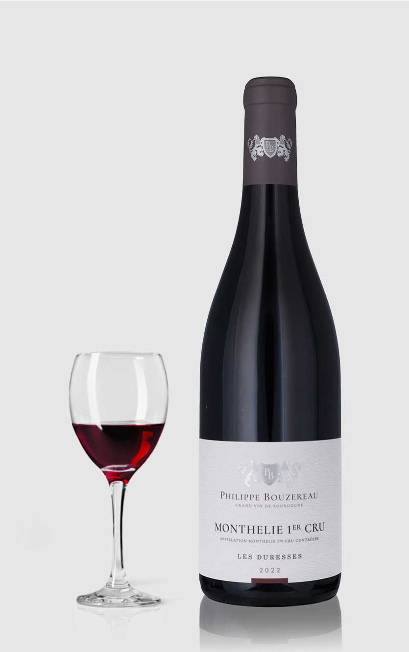 Domaine Philippe Bouzereau Monthelie 1.Cru Les Duresses Rouge 2023