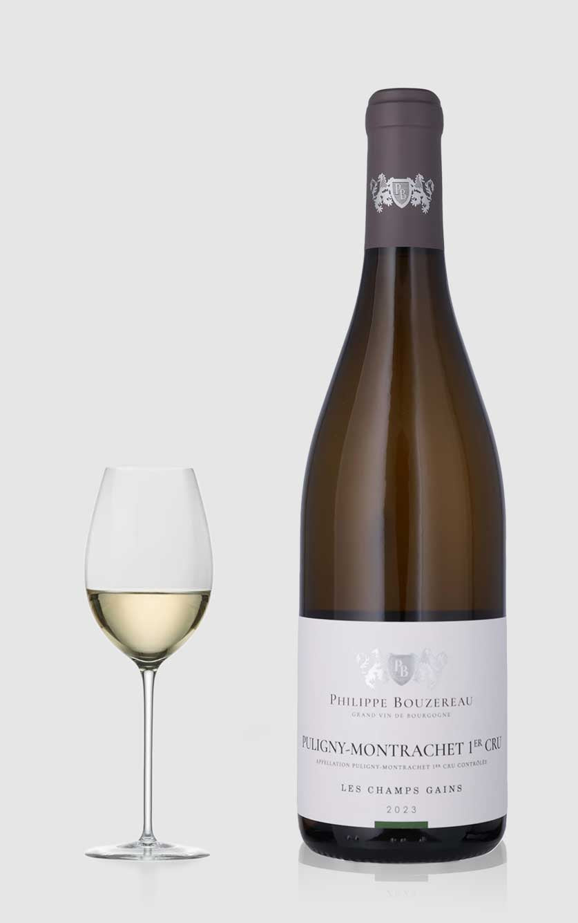 Domaine Philippe Bouzereau Puligny Montrachet 1er Cru Les Champs Gains Blanc Øko 2023