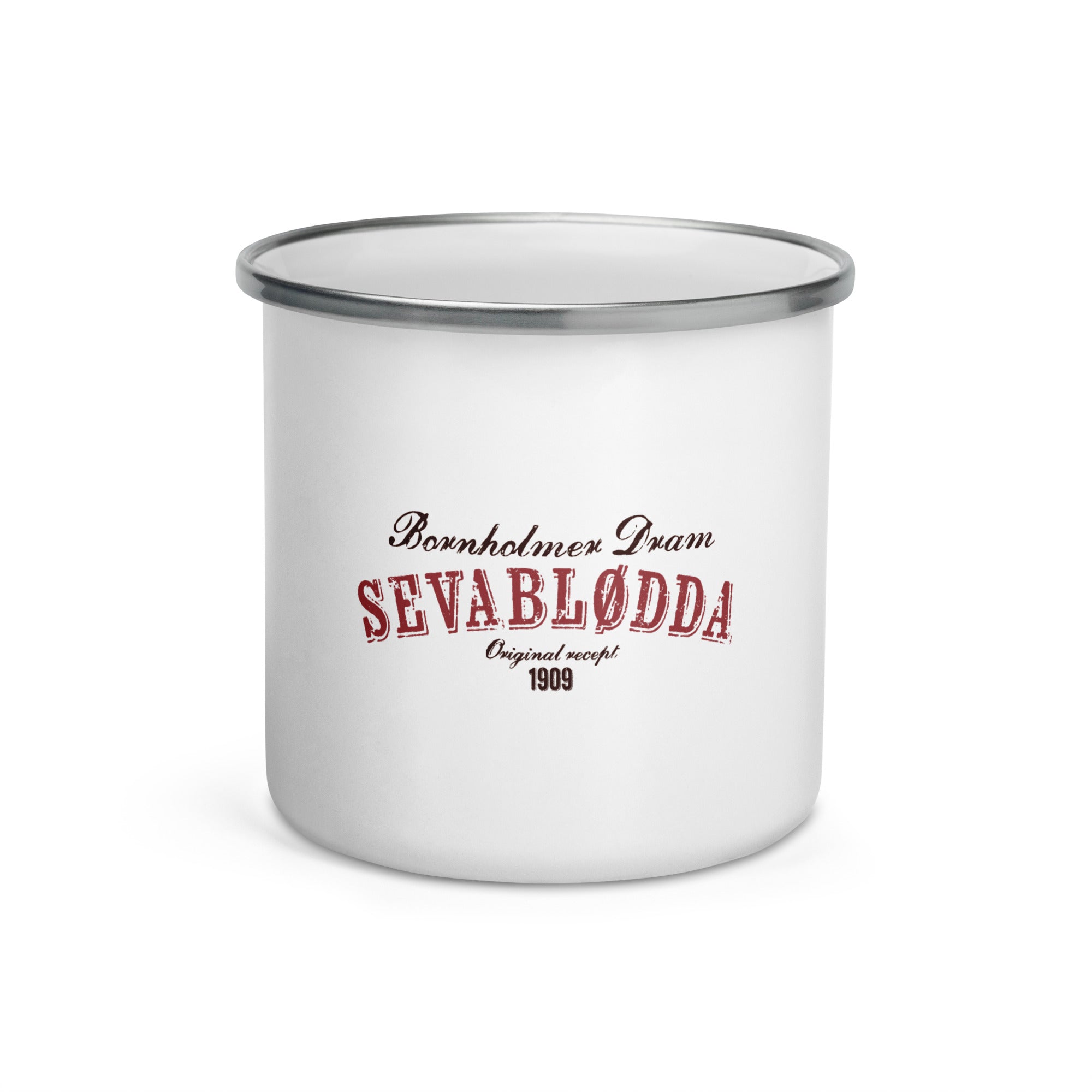 Sevablødda Emalje Krus - Perfekt til Udendørs Eventyr!