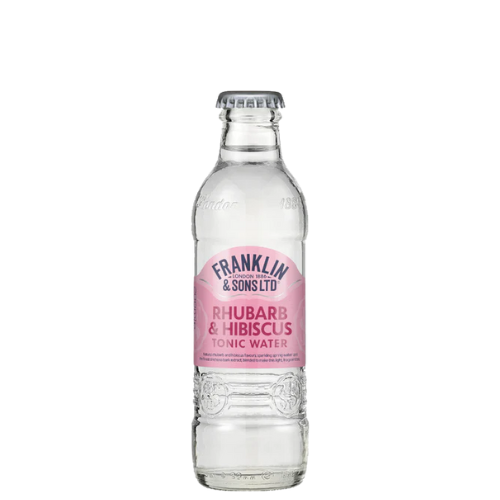 Franklin & Sons Rhubarb med Hibiscus, 200 ml