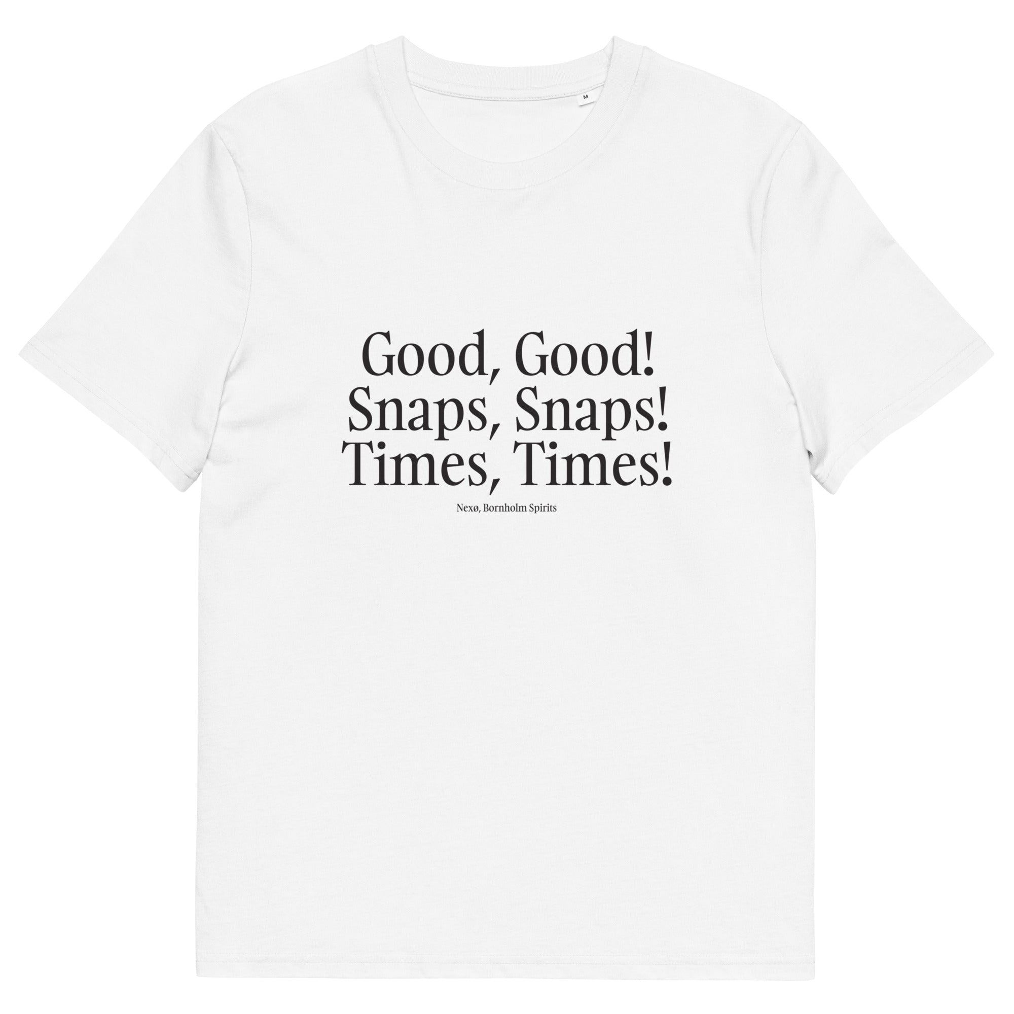 God! Snaps! T-shirt – Økologisk bomuld, unik grafik
