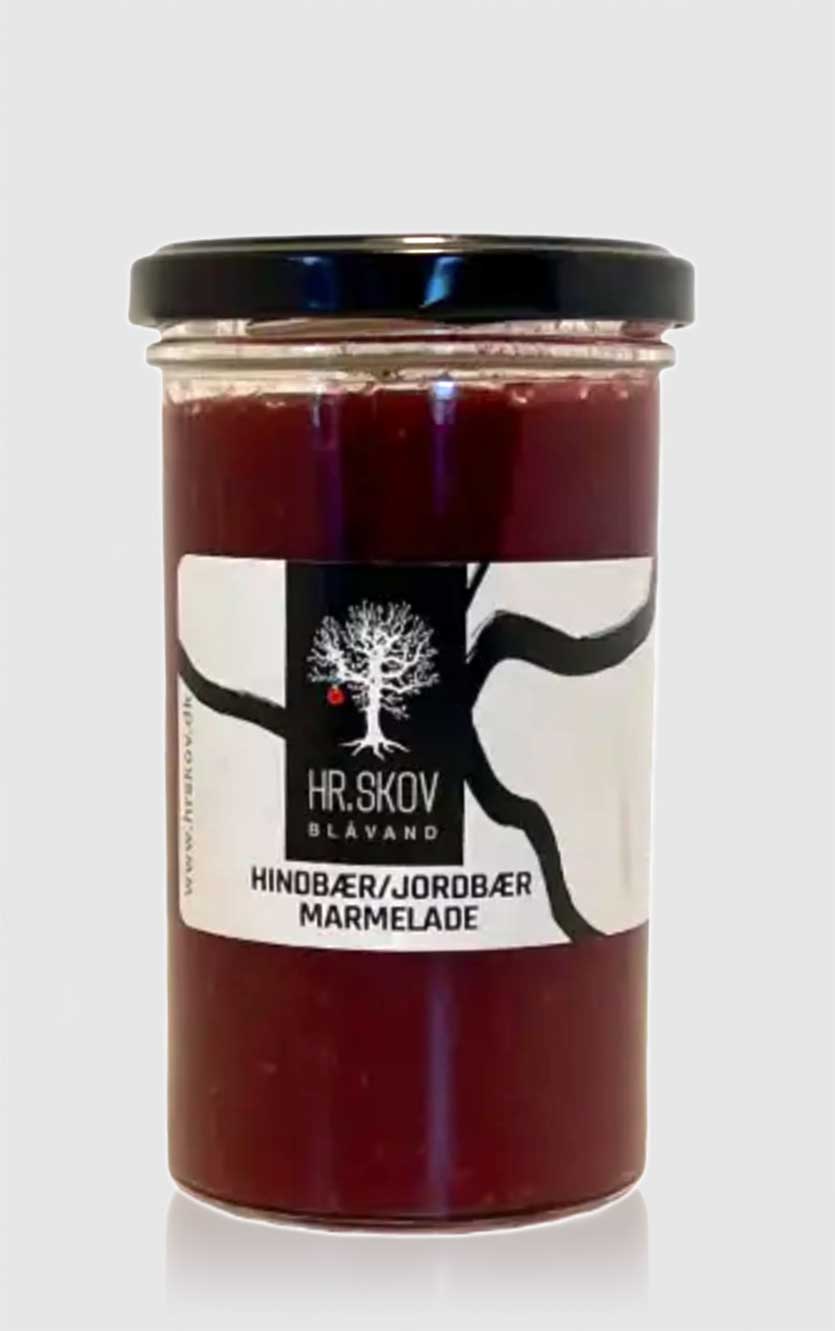 Hr.Skov Hindbær og Jordbær marmelade