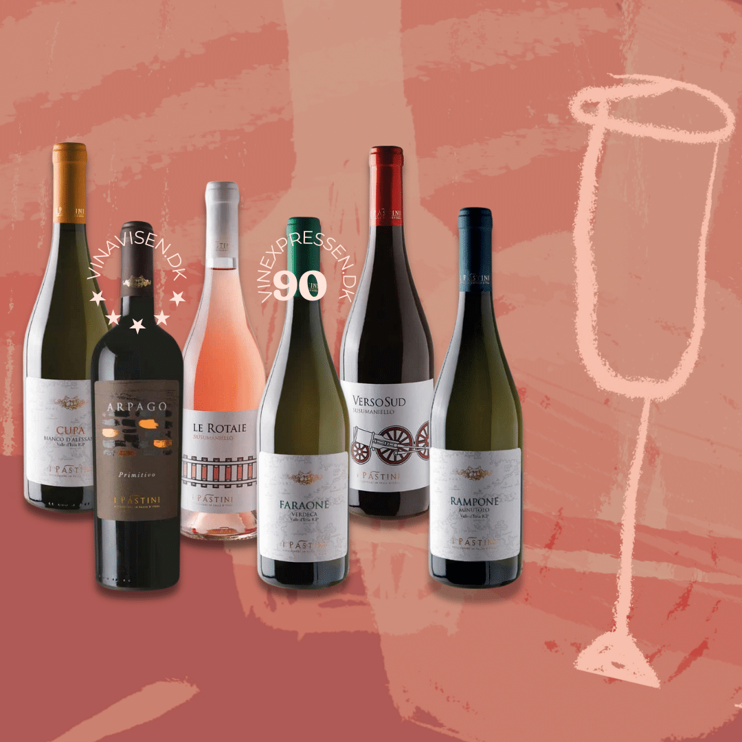 I Pastini Smagekasse - Økologisk Vin fra Puglia