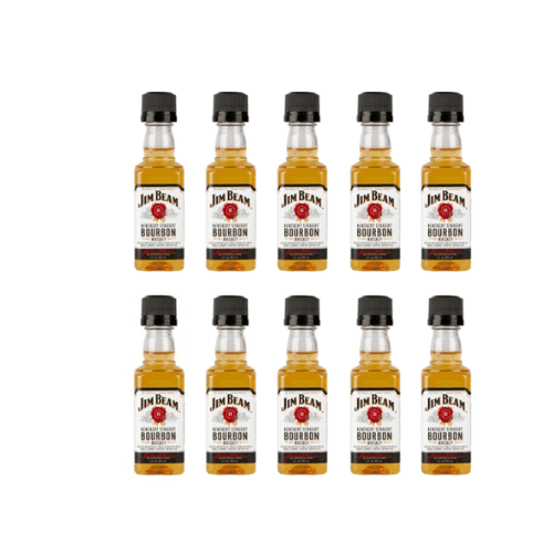 Jim Beam Kentucky Straight Bourbon Whiskey - 10 x 5 cl