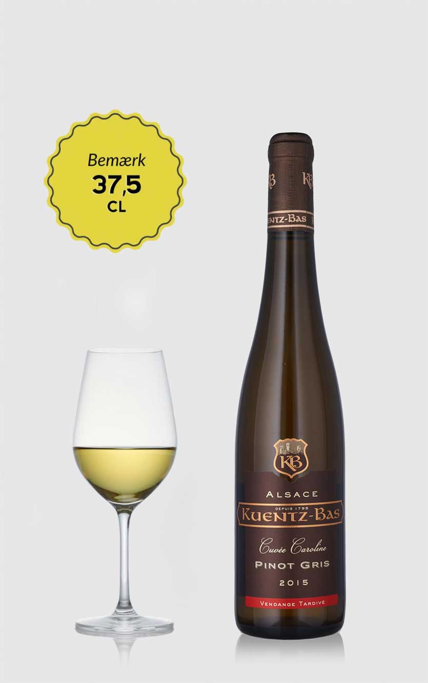 Kuentz-Bas Pinot Gris Cuvee Caroline BIO Vendange Tardive Alsace 2015 37,5 cl