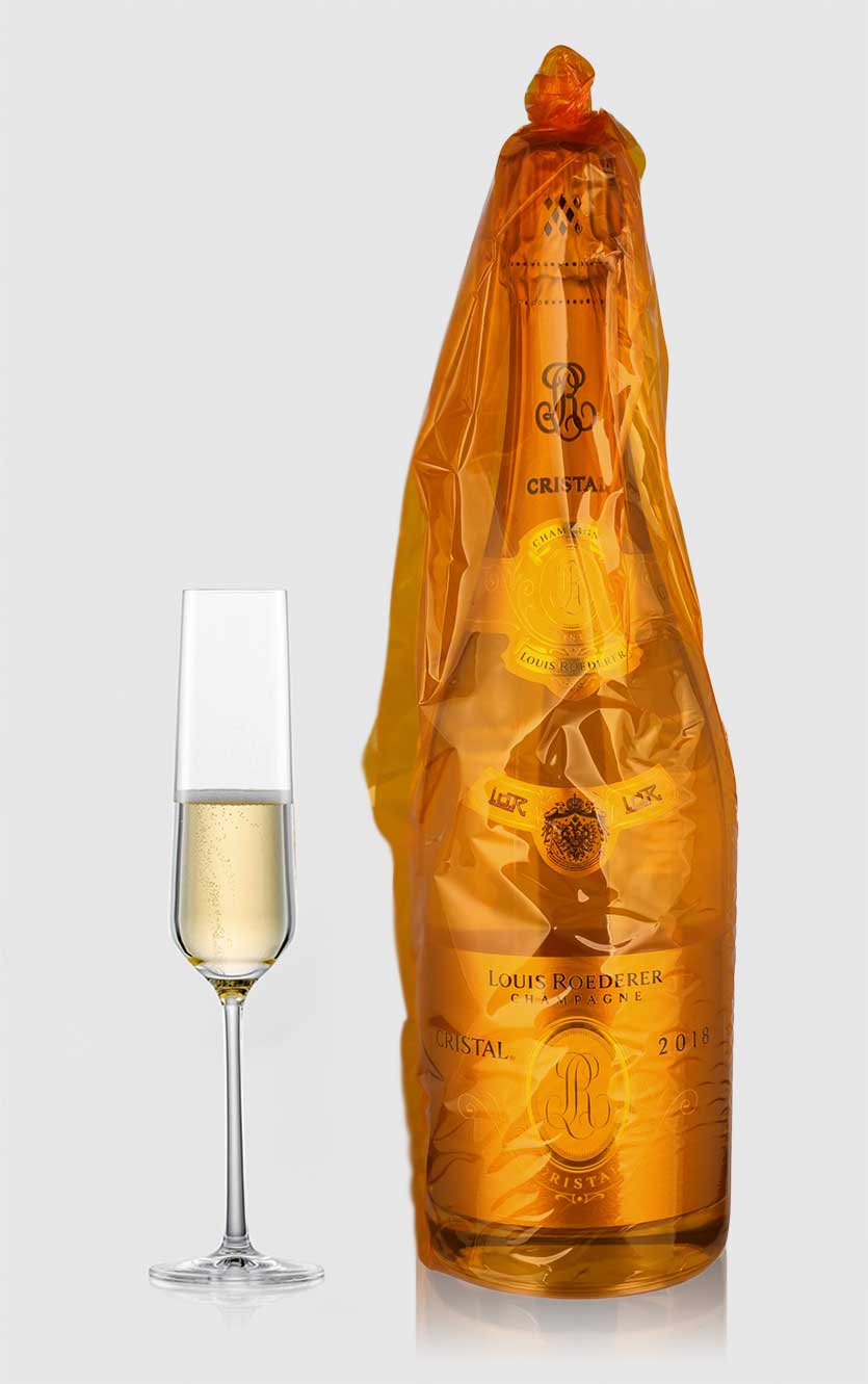 Louis Roederer Cristal champagne 2018 i gaveæske