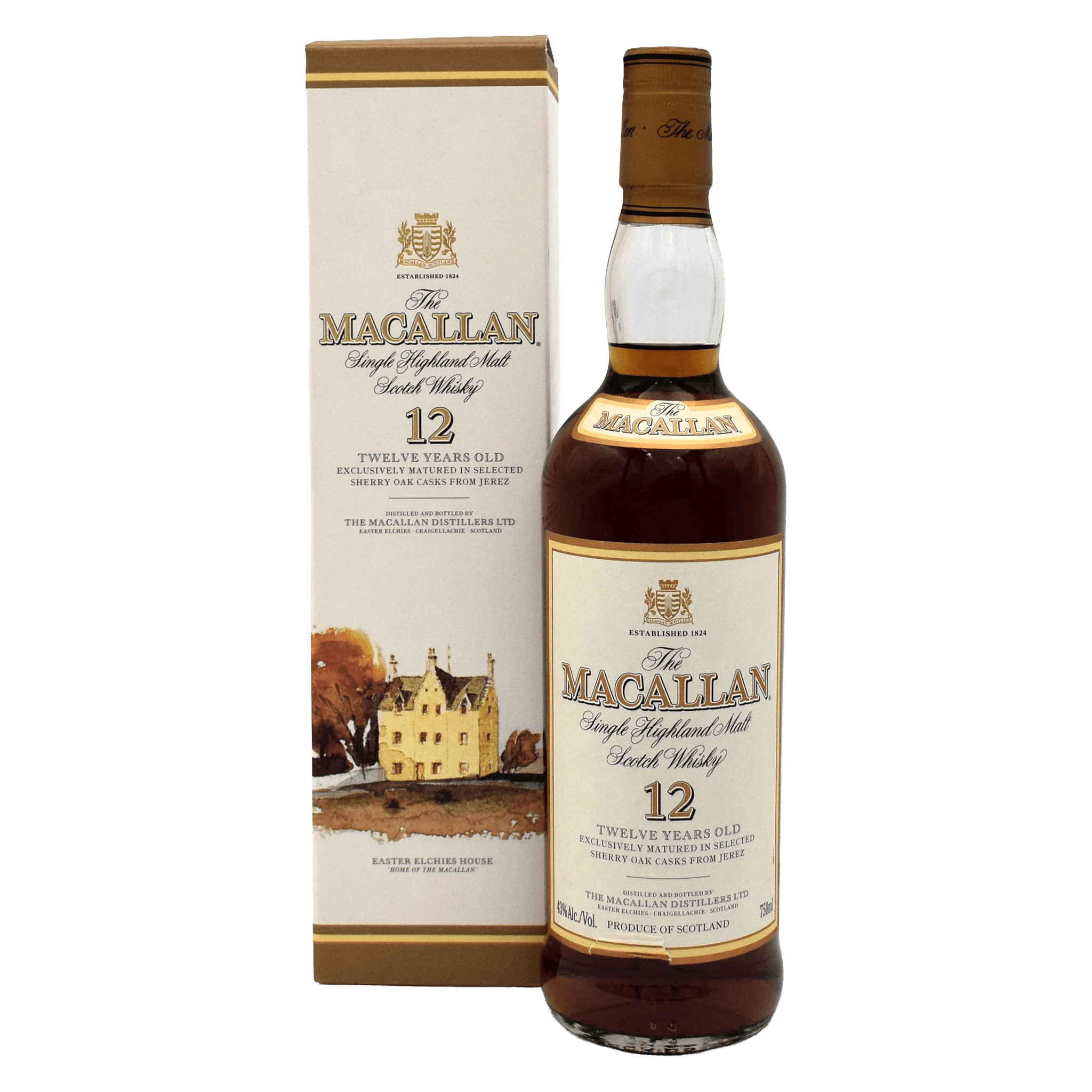 Macallan 12 Year Single Highland Malt Scotch Whisky