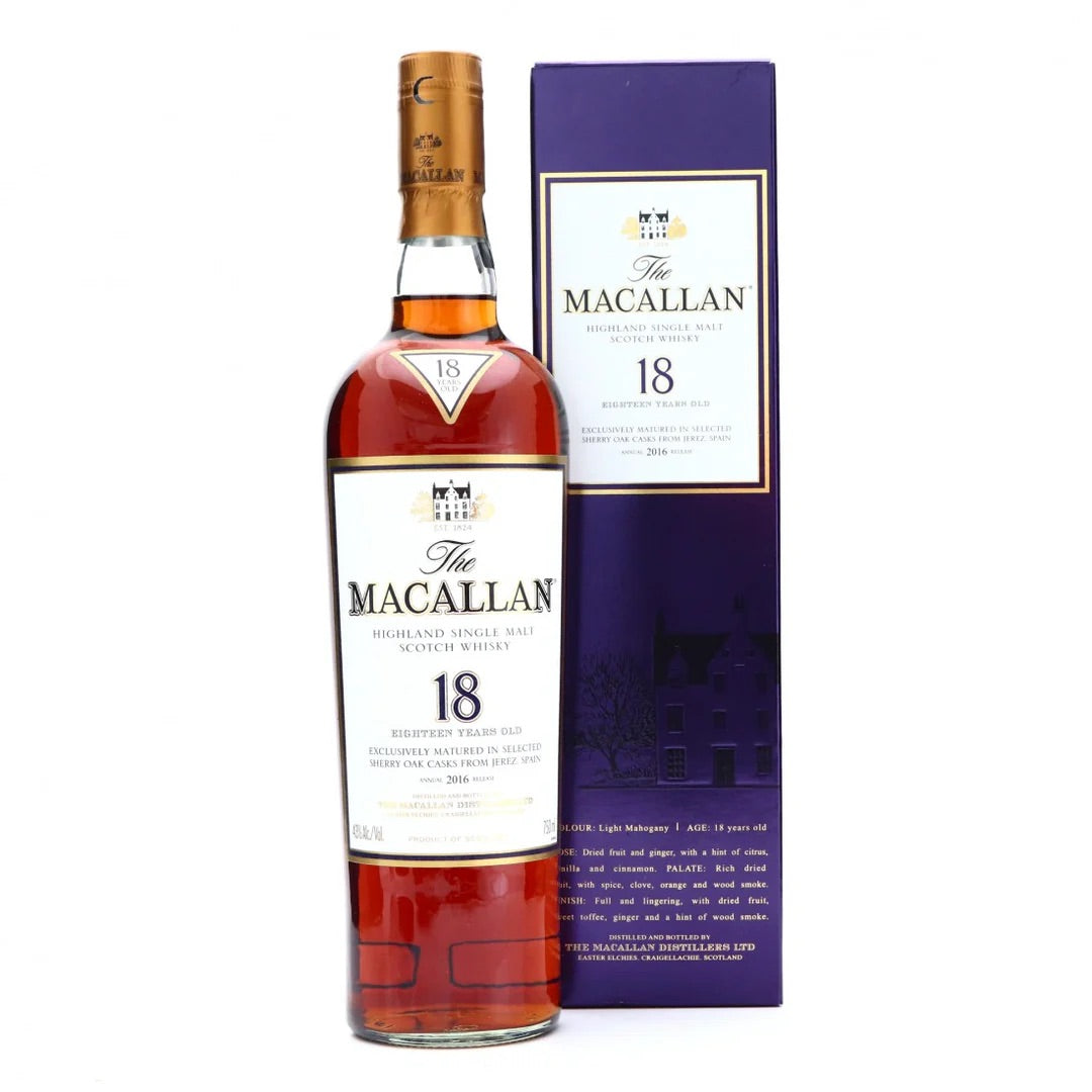 Macallan 18 Years Old Sherry Oak 2016