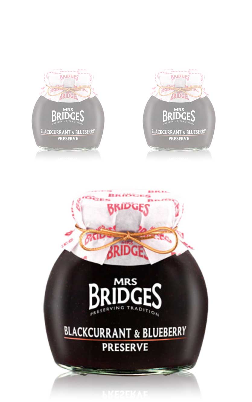Mrs. Bridges Solbær/Blåbær Syltetøj