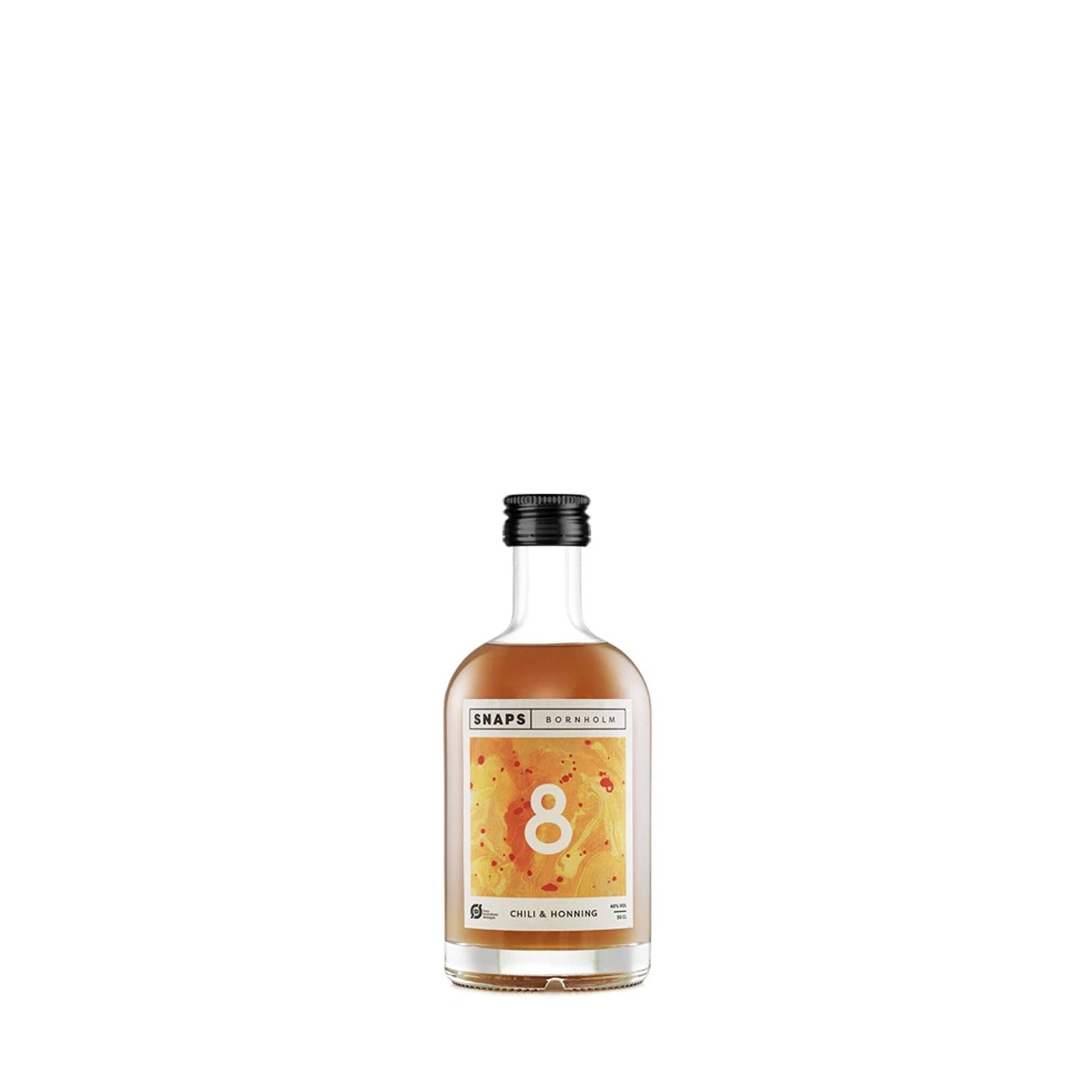 No. 8 Chili & Honning Snaps 40% - 5 cl på tilbud!