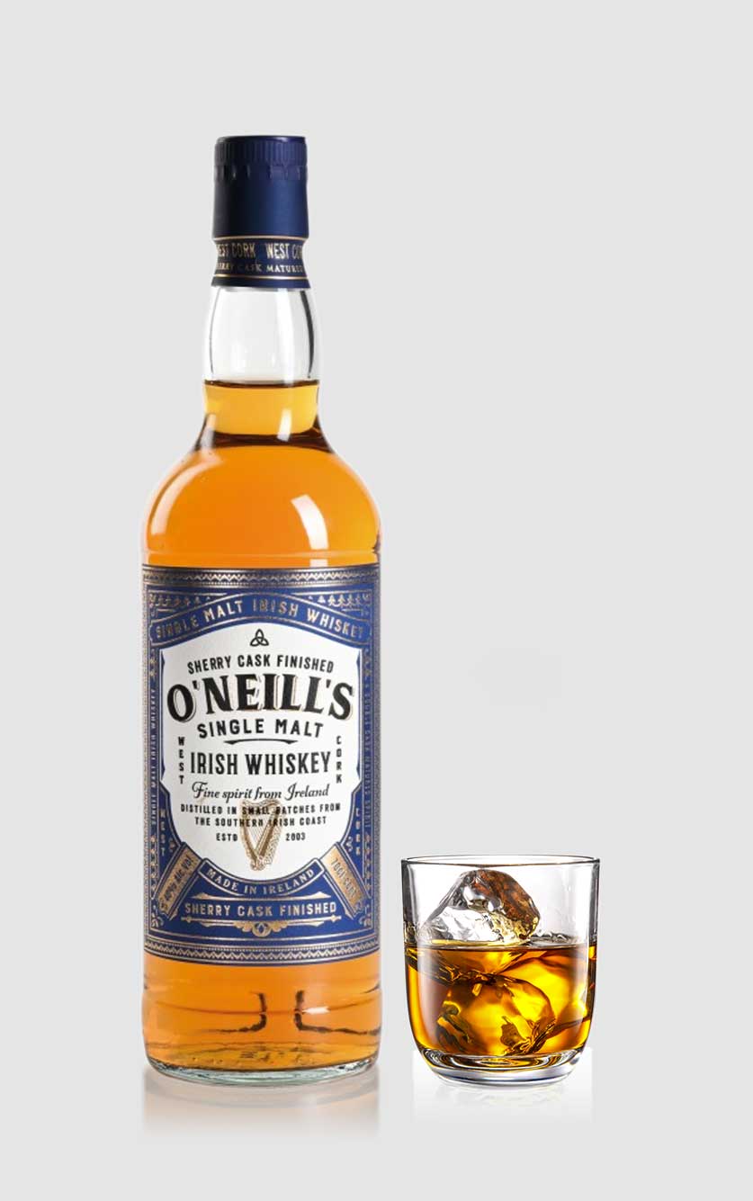 O'Neills Single Malt Whiskey med Sherry Cask Finish - Tilbud!