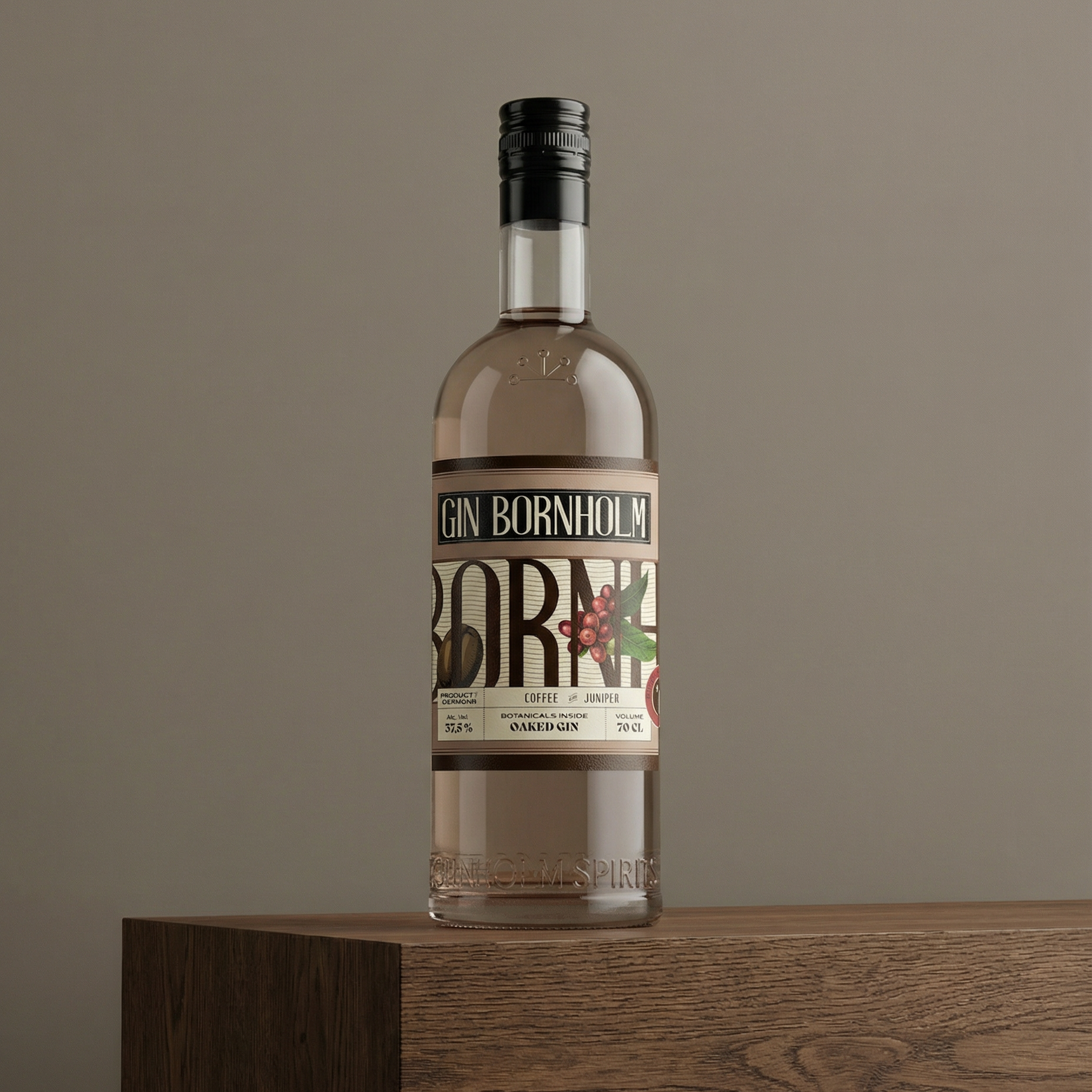 Oaked Coffee 37,5% - Gin Bornholm - 70 cl