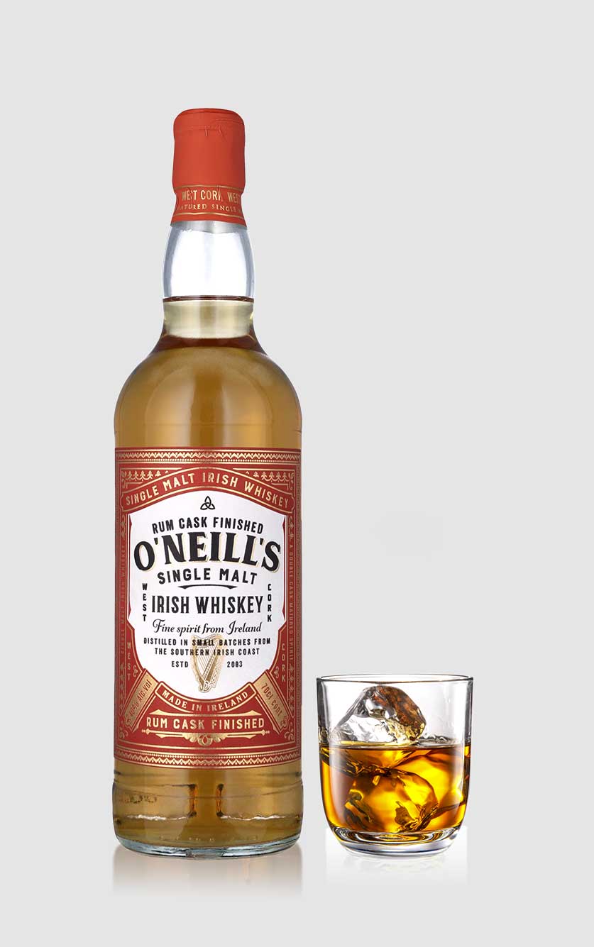 O'Neills Single Malt Romfade Finish Irish Whiskey - 329 DKK