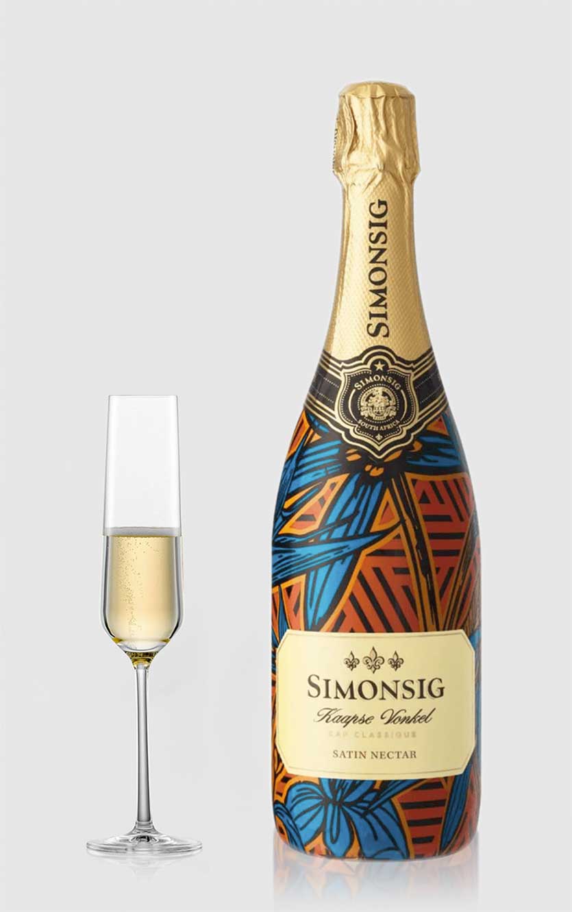 Simonsig Kaapse Vonkel Satin Nectar Demi Sec 2023 - Halvsød Vin