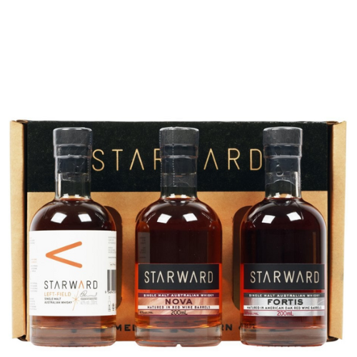 Starward - Leftfield, Nova & Fortis Whisky, 3x20cl, i gaveæske