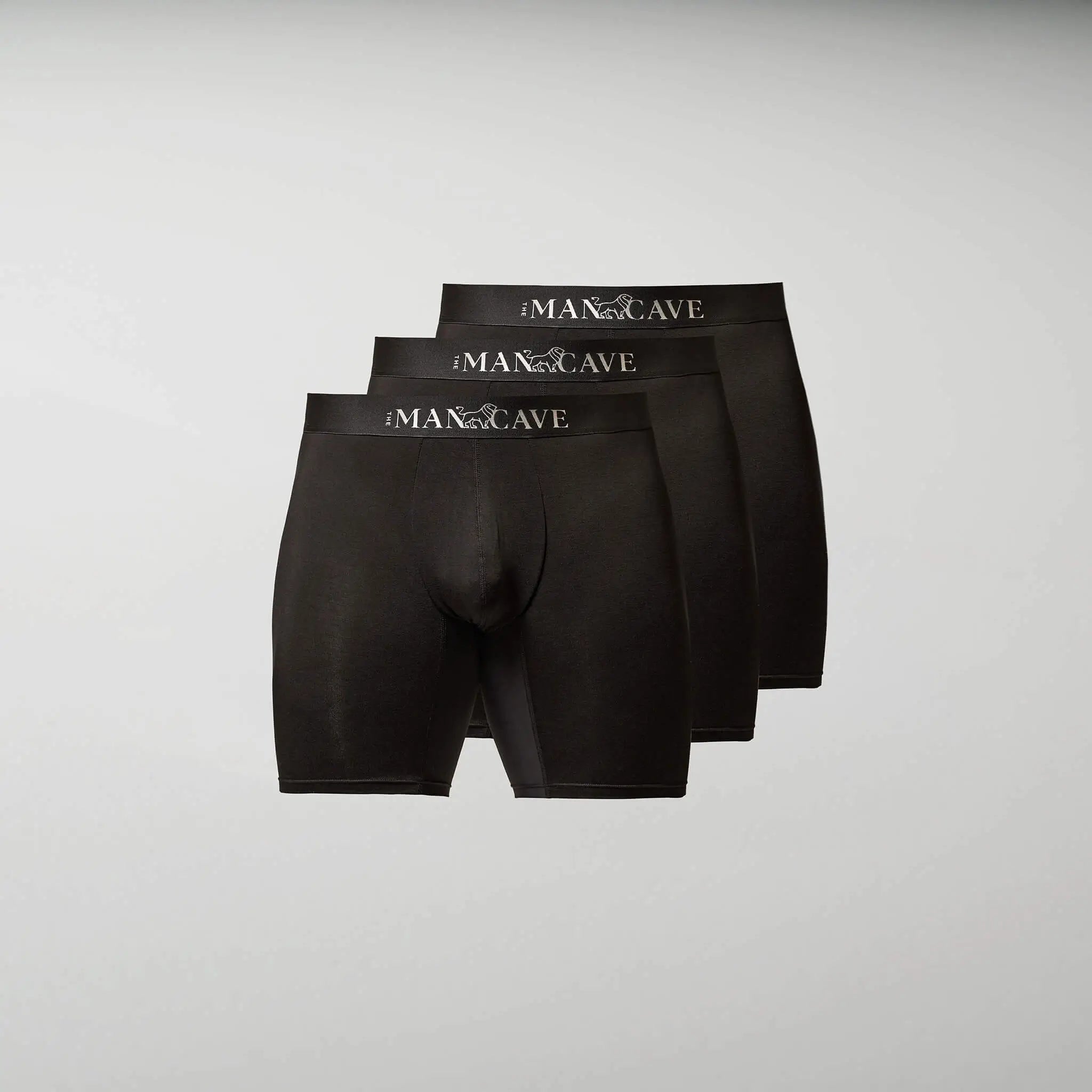The Mancave Bambus Boxershorts Ekstra længde (3-pak)