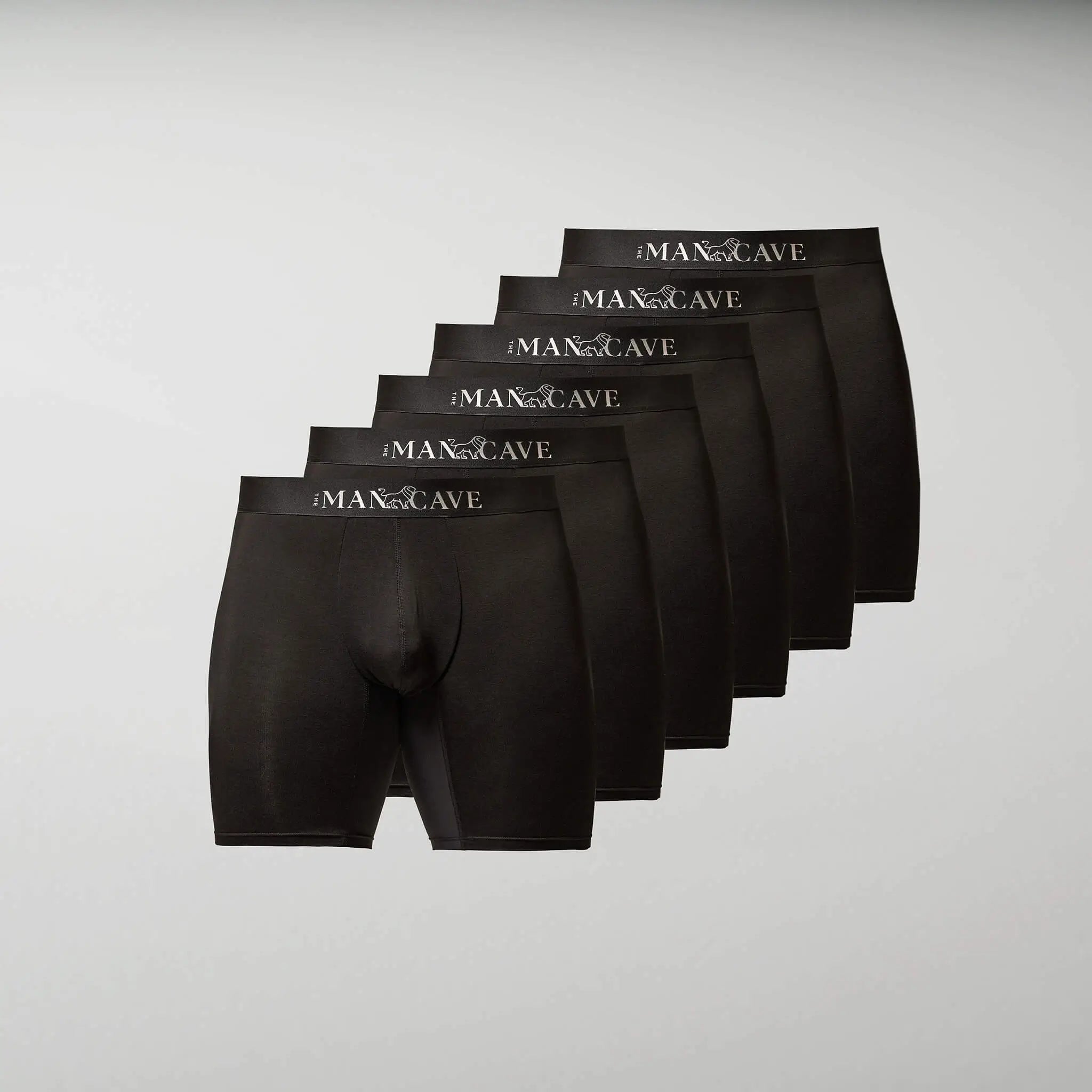 The Mancave Bambus Boxershorts Ekstra længde (6-pak)