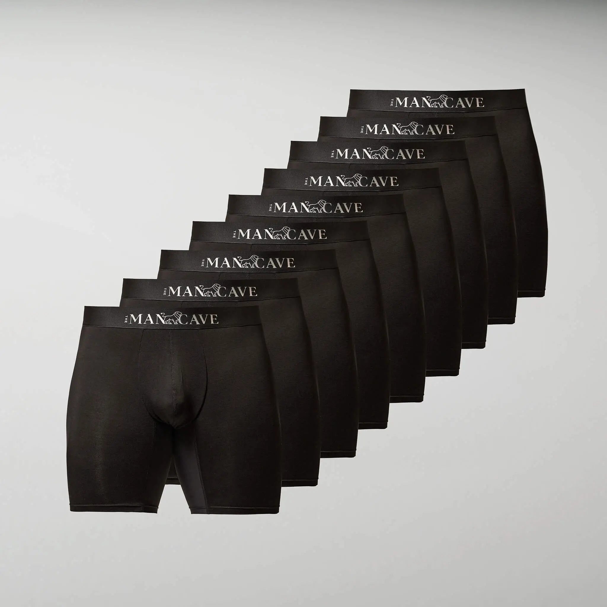 The Mancave Bambus Boxershorts Ekstra længde (9-pak)