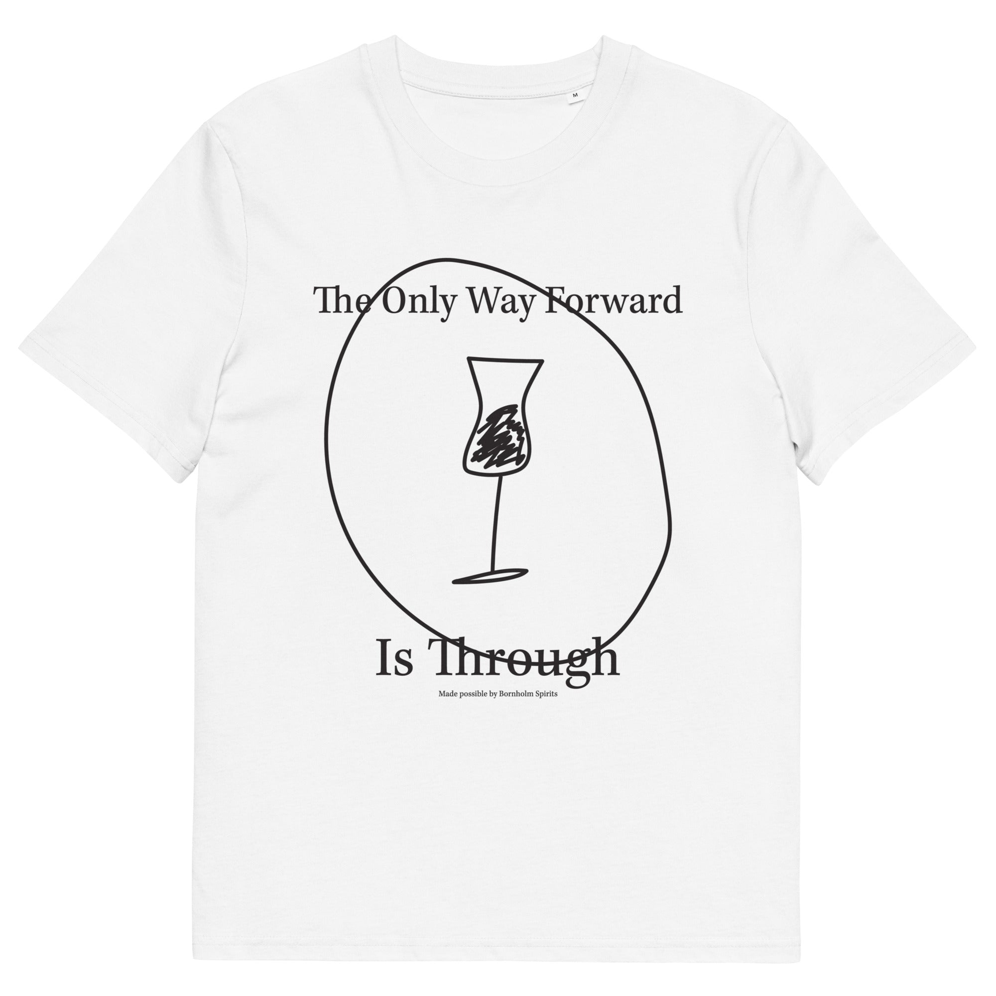 Den Eneste Vej Fremad! - Økologisk T-shirt med Grafik