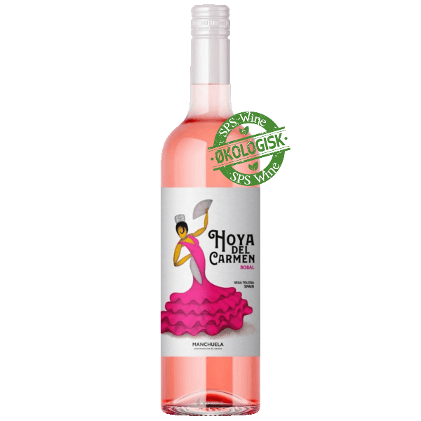 Hoya del Carmen Bobal Rosado, økologisk & vegansk rosévin, Manchuela Spanien