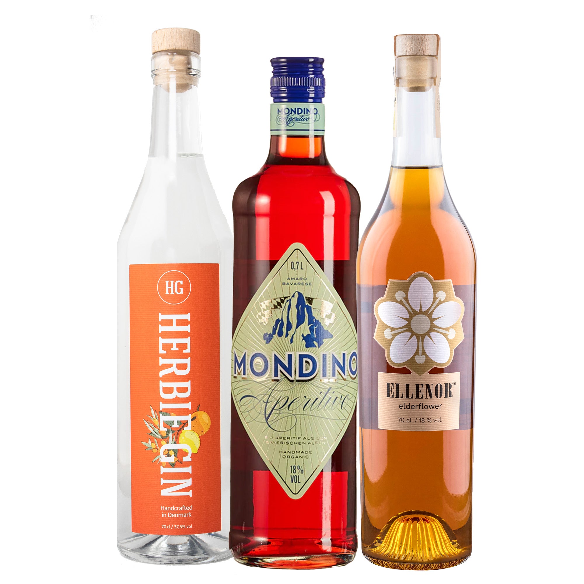 Hyldeblomst Negroni Drinkspakke ØKO (3 x 70cl)
