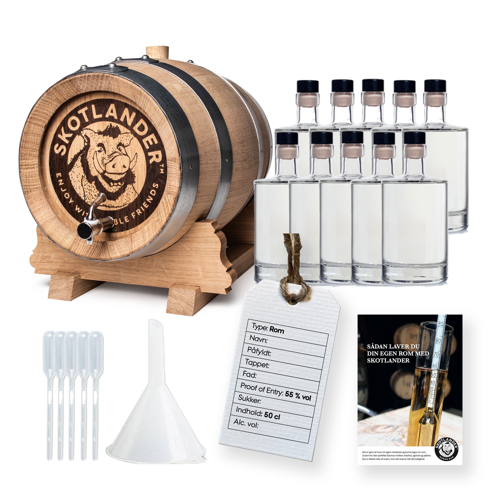 Startpakke til hjemmelavet rom - 5 liter