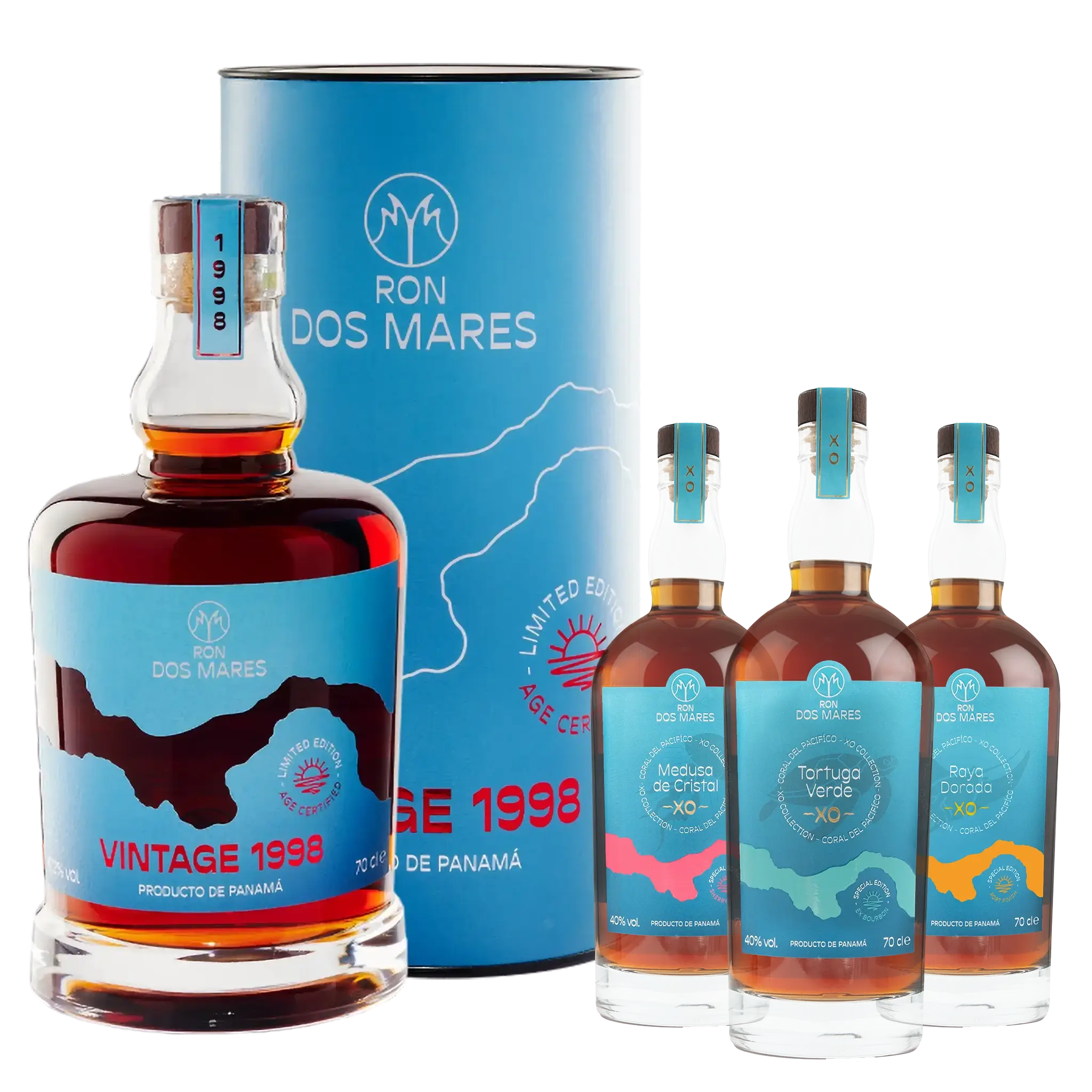 Ron Dos Mares 1998 Vintage Limited Edition 26 år + GRATIS XO (Valgfri)