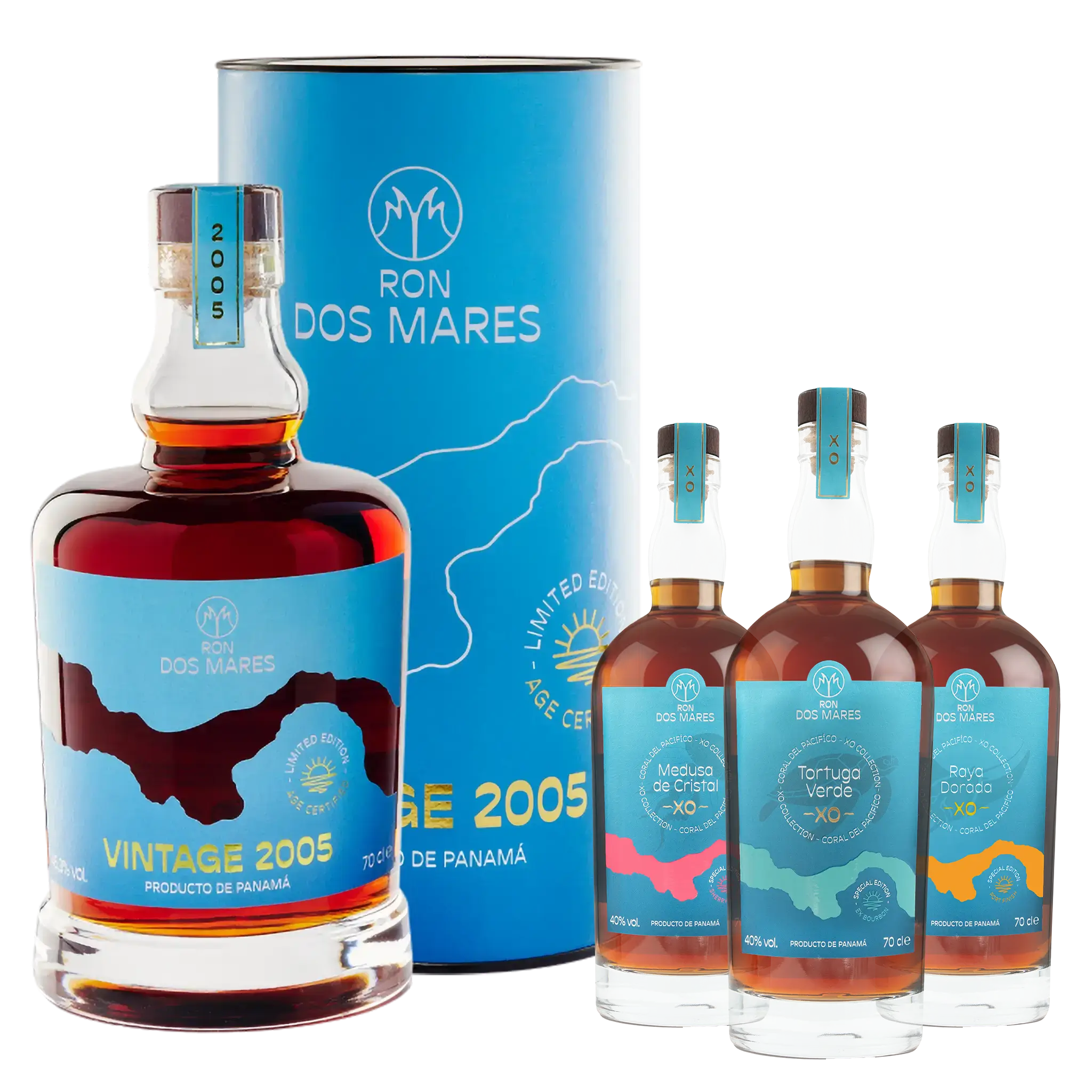 Ron Dos Mares 2005 Vintage Limited Edition 19 år + GRATIS XO (Valgfri)