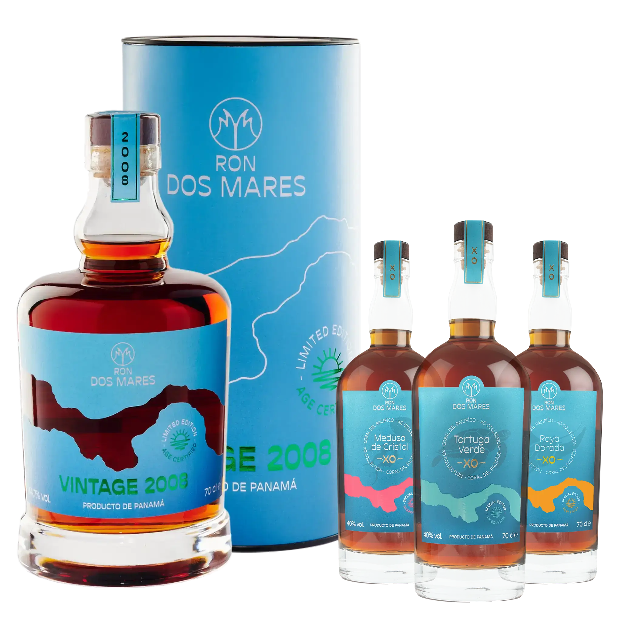 Ron Dos Mares 2008 Vintage Limited Edition 16 år + GRATIS XO (Valgfri)