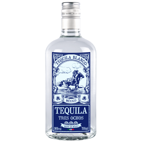 Tequila Tres Ochos Blanco
